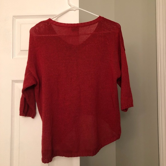 Urban 3/4 sleeve rust sweater - Picture 2 of 2